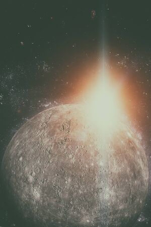 Solar System - Mercuryの写真素材