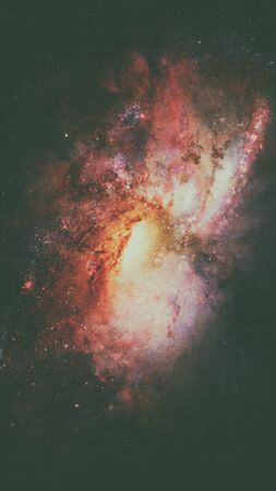 Universe scene with nebulae, stars and galaxies in outer space showing the beauty of space...