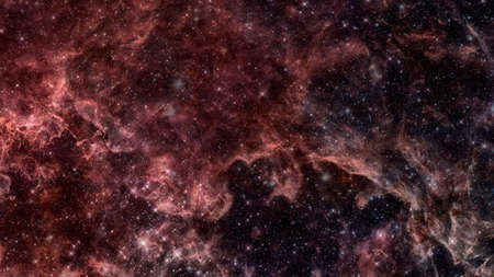 Colorful space nebula with stars. Elements of this image furnished by NASA.