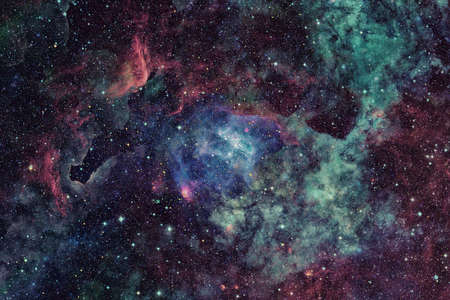 Nebula and stars in outer space.の写真素材