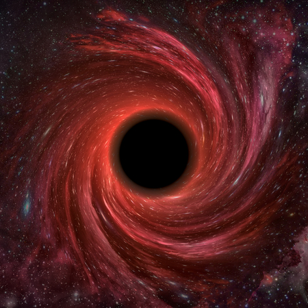 Black hole in space.の写真素材