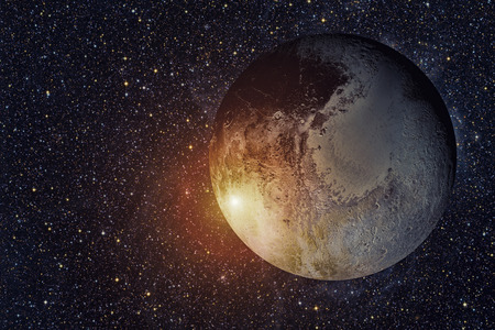 Solar System - Pluto. It is a dwarf planet in the Kuiper belt, a ring of bodies beyond Neptune. It...