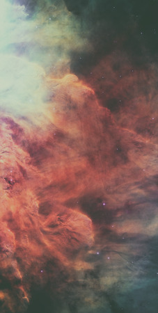 Lagoon Nebula, Messier 8 in the constellation Sagittarius.の写真素材