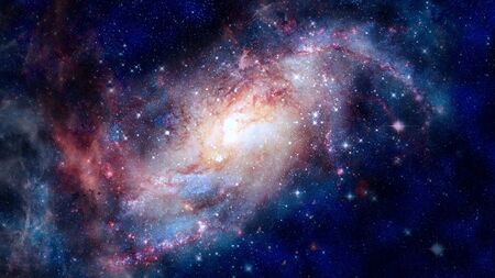 Starfield stardust and nebula space. Galaxy creative background.の写真素材