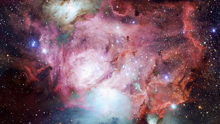 High definition star field background. Elements of this image furnished by NASA.の写真素材