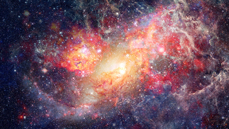 Stars and galaxy space. Elements of this image furnished by NASA.の写真素材