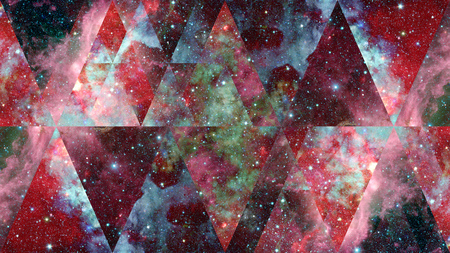 Nebula space and sacred geometry.