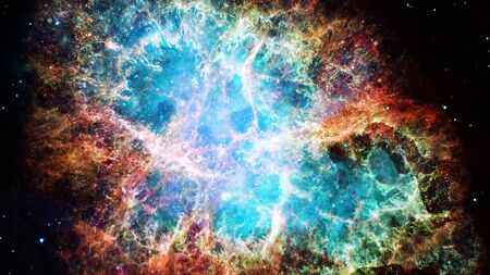 Beautiful nebula and Galaxy.の写真素材