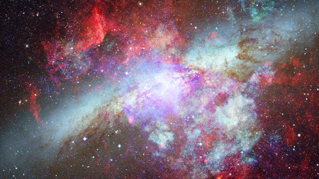 Nebula and stars in outer space.の写真素材