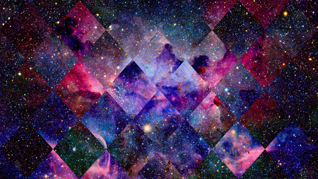 Nebula and galaxies in space. Celestial sky. Elements of this image furnished by NASA.の写真素材