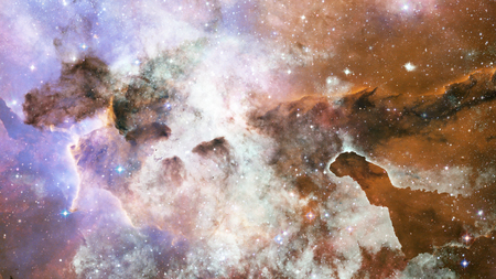 Universe filled with stars, nebula and galaxy.の写真素材