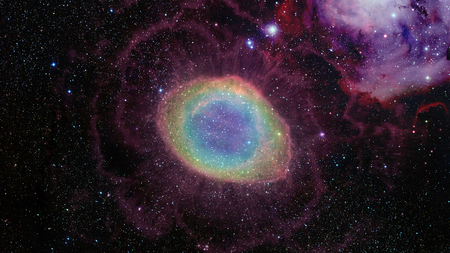 Nebula night sky.