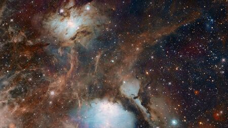Space many light years far away.