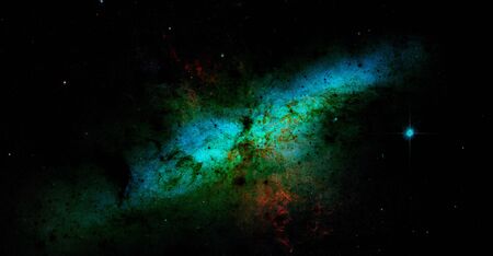 Dark space sky.