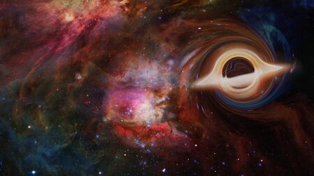 Supermassive black hole.の写真素材
