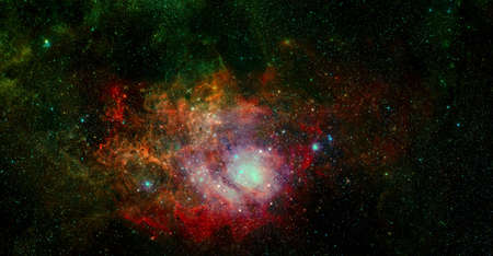Beautiful galaxy imageの写真素材