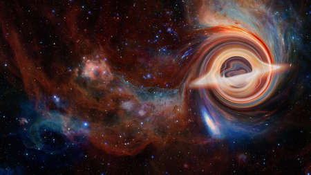 Supermassive black hole.の写真素材