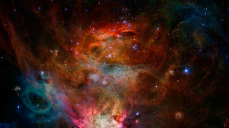 Outer space backgroundの写真素材