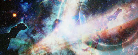 Black hole in space.の写真素材