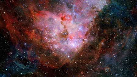 Beauty of universe in deep space.の写真素材
