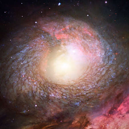 Nebula and stars in cosmos space.の写真素材