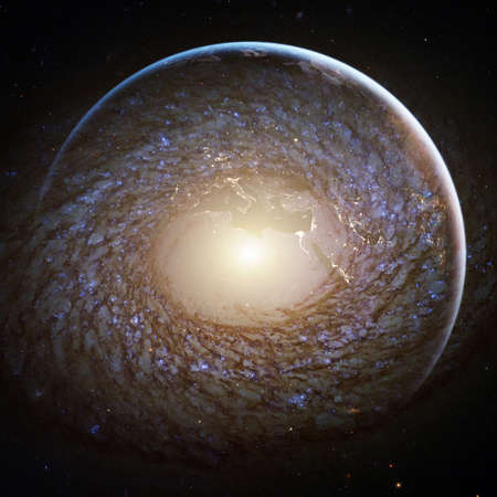 Spiral Galaxy.の写真素材
