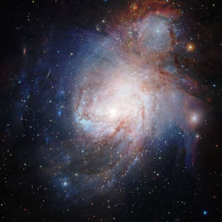 Deep space of the galaxy.の写真素材