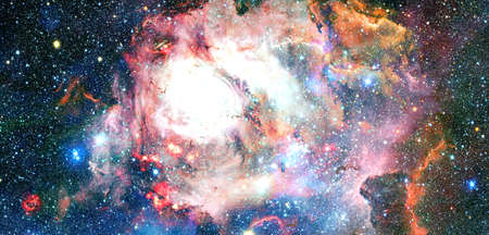 Deep space of galaxy background.の写真素材