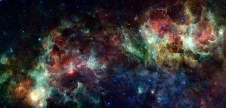 Galaxy cluster. Science fiction spaceの写真素材