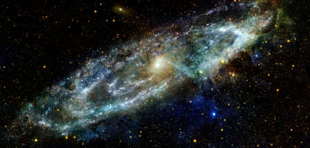 Spiral Galaxy. Science fiction spaceの写真素材