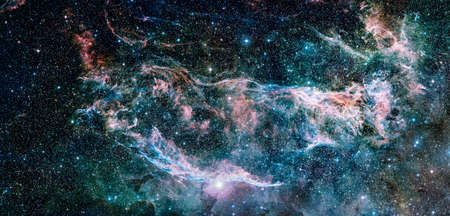 Starry deep outer space. Nebula and galaxy.の写真素材
