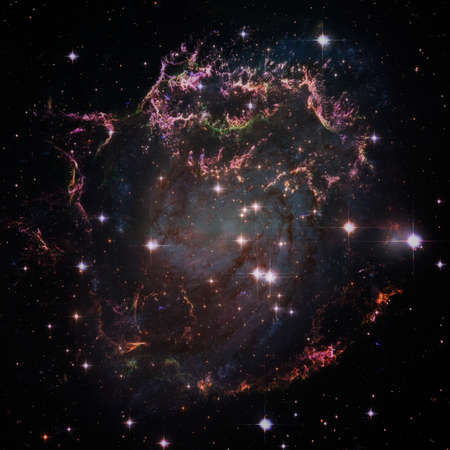 Galaxy stars. Science fiction space wallpaper.の写真素材