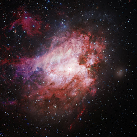 Outer space. Science fiction space wallpaper.の写真素材