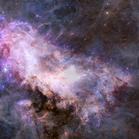 Deep space backgroundの写真素材