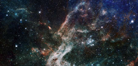 Outer space galaxyの写真素材