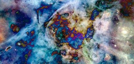 Outer space galaxyの写真素材