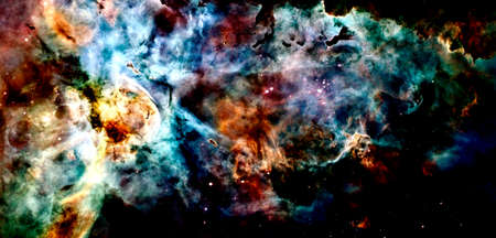 Outer space galaxyの写真素材