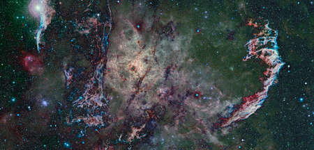 Galaxy cluster galaxyの写真素材