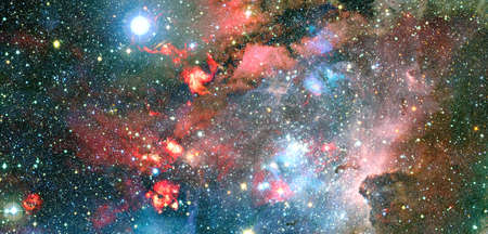Outer space galaxyの写真素材