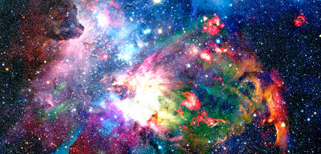 Cosmic art. Beauty of deep space. Science fiction wallpaper. Billions of galaxies in the universe.の写真素材