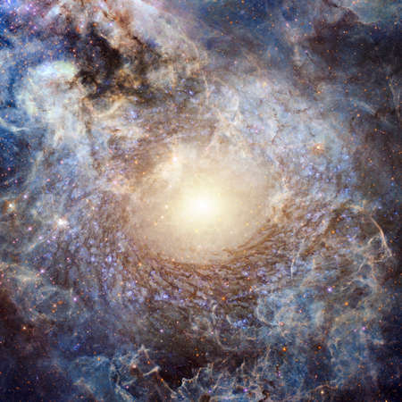 Science fiction abstract wallpaper. Billions of galaxies in the universe.の写真素材