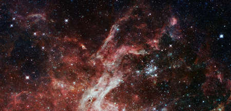 Science fiction abstract wallpaper. Billions of galaxies in the universe.の写真素材