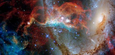 Abstract space background.の写真素材