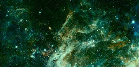 Deep space backgroundの写真素材