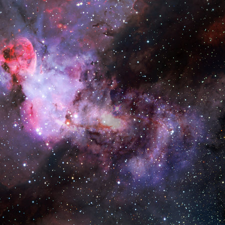 Spiral Galaxy in deep space.の写真素材