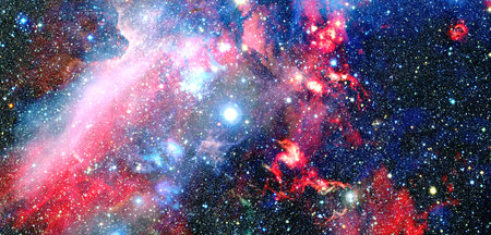 Nebula and stars in cosmos space.の写真素材