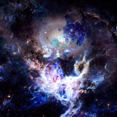 Deep space backgroundの写真素材