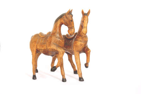 horse wood の写真素材