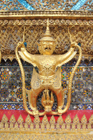 Garuda in Wat Phra Kaew Grand Palace of Thailandの写真素材