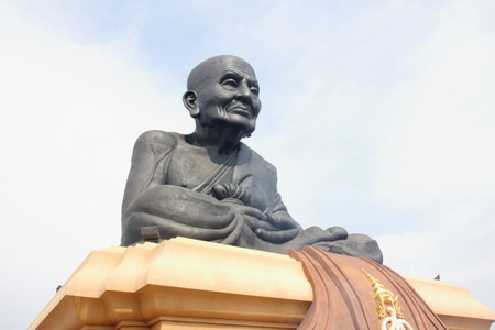 Luang Phor Tuad , Wat Huay Mongkhon, Thailandの写真素材
